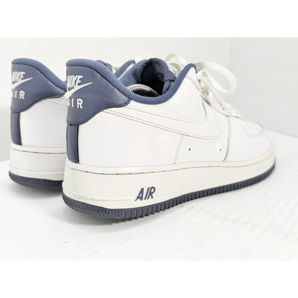 Nike Air Force 1 Low White Game‎ Royal Blue CD0884-102 Men's Size 10 Shoes